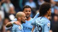 David Silva Kyle Walker Leroy Sane Manchester City 15092018