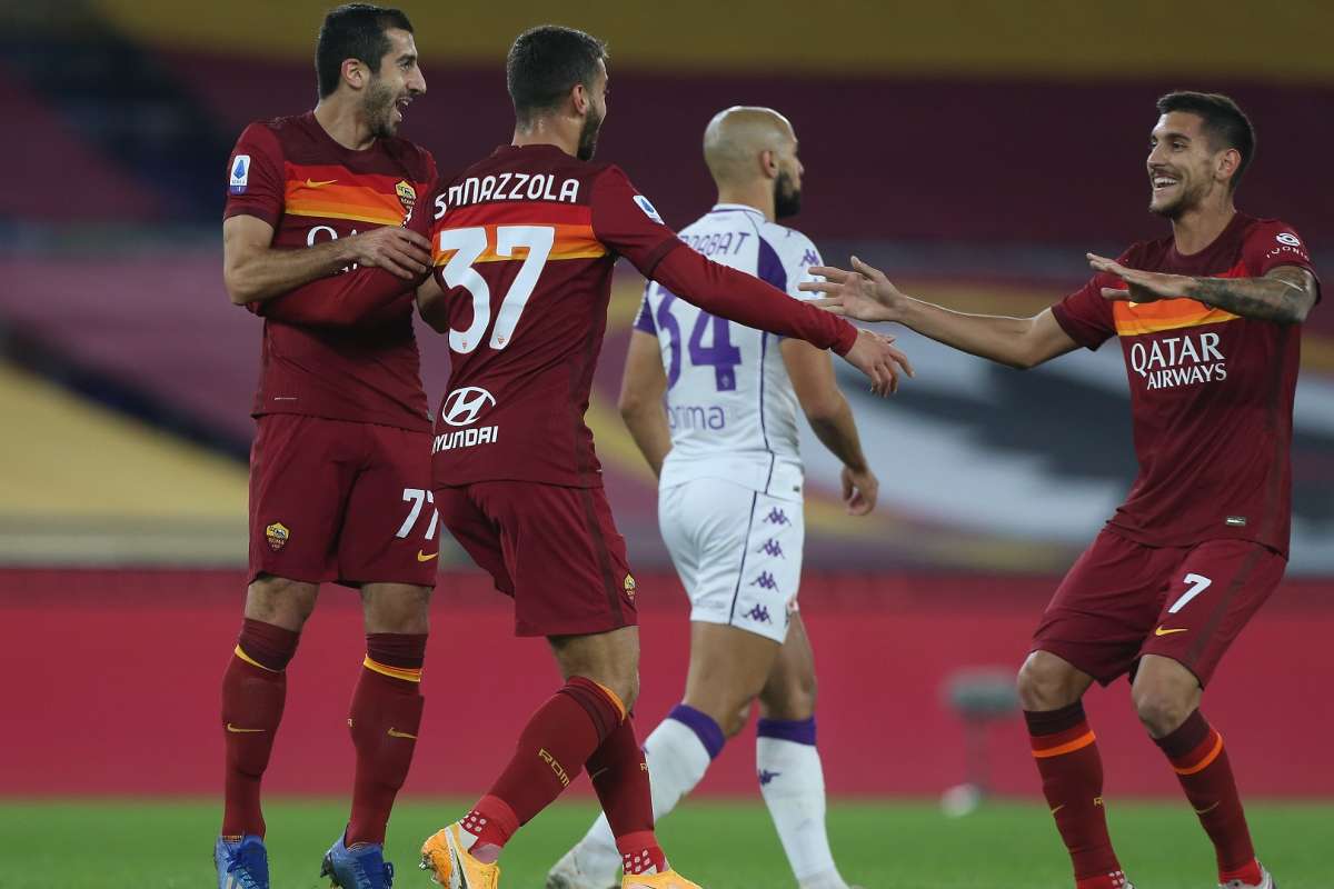 fiorentina roma dove vederla sky o dazn canale tv diretta streaming formazioni della partita goal com