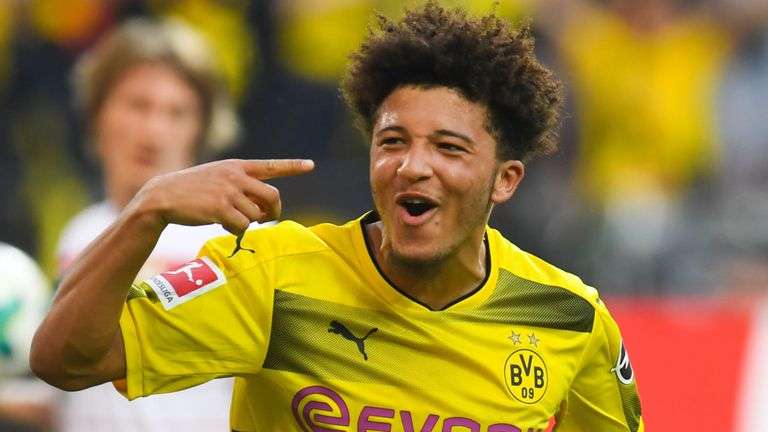 Jadon Sancho Vor A Landerspiel Debut Believe The Hype Goal Com