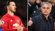 Zlatan Ibrahimovic, Jose Mourinho, Man Utd