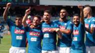 Napoli celebrating Napoli Cagliari Serie a