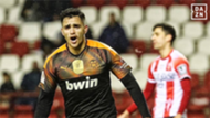 Maxi Gomez Logroñes Valencia DAZN Copa del Rey 22012020