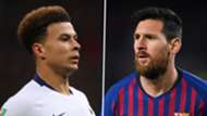 Dele Alli Lionel Messi Tottenham Barcelona