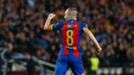 Andres Iniesta Barcelona PSG Champions League
