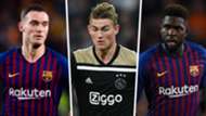 Thomas Vermaelen Matthijs de Ligt Samuel Umtiti