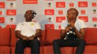 Pitso Mosimane and Lebogang Manyama