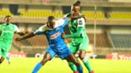 Gabriel Mugabo of Rayon Sports v Francis Kahata of Gor Mahia.