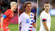 Rapinoe Lloyd Morgan split