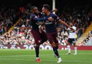 Alexandre Lacazette Aubameyang Fulham Arsenal Premier League 07102018
