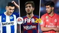 Lucas Perez, Sergi Roberto, Marco Asensio, FIFA 20 tournament