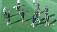 Cristiano Ronaldo caño a Mayoral