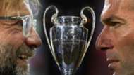 Real Madrid FC Liverpool Zinedine Zidane Jürgen Klopp Champions League Pokal Trophäe