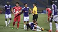 Nguyen Van Quyet vs Bui Tien Dung Ha Noi FC vs Viettel Round 23 V.League 2019