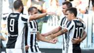 Juventus celebrating Serie A
