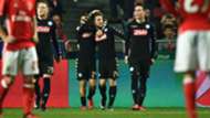 Napoli celebrating vs Benfica