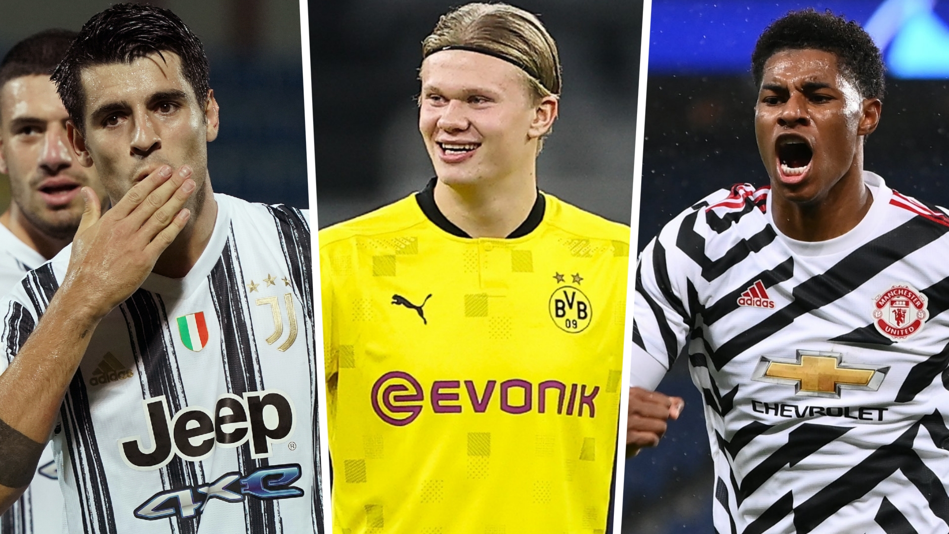 Champions League Top Scorers 2020 21 Haaland Rashford And Morata Lead The Way Love Africa News
