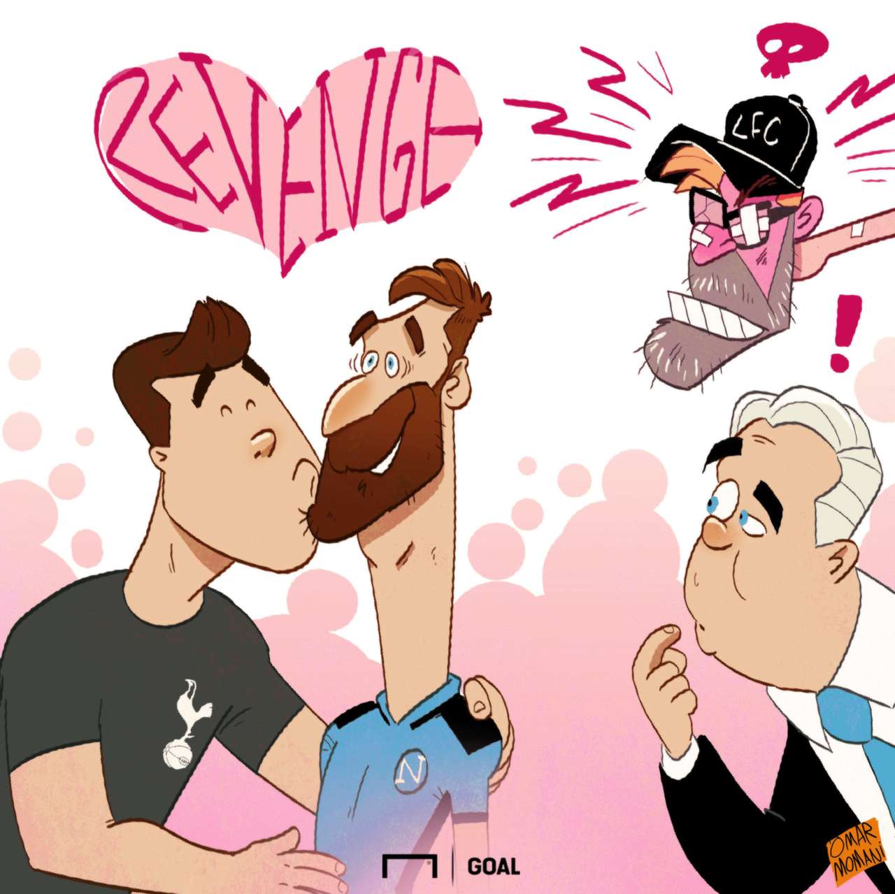 Goal's Cartoon Corner the best football sketches from Omar Momani