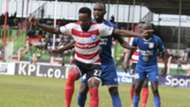 Aziz Okaka of AFC Leopards v Bandari.