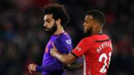 Mohamed Salah Ryan Bertrand Liverpool Southampton