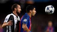 Giorgio Chiellini Luis Suarez Barcelona Juventus UCL 19042017