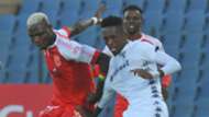 Aristide Bance of Horoya FC challenges Thabang Monare of Bidvest Wits, December 2019