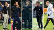 Xavi, Pochettino, Valverde, Gallardo y Koeman