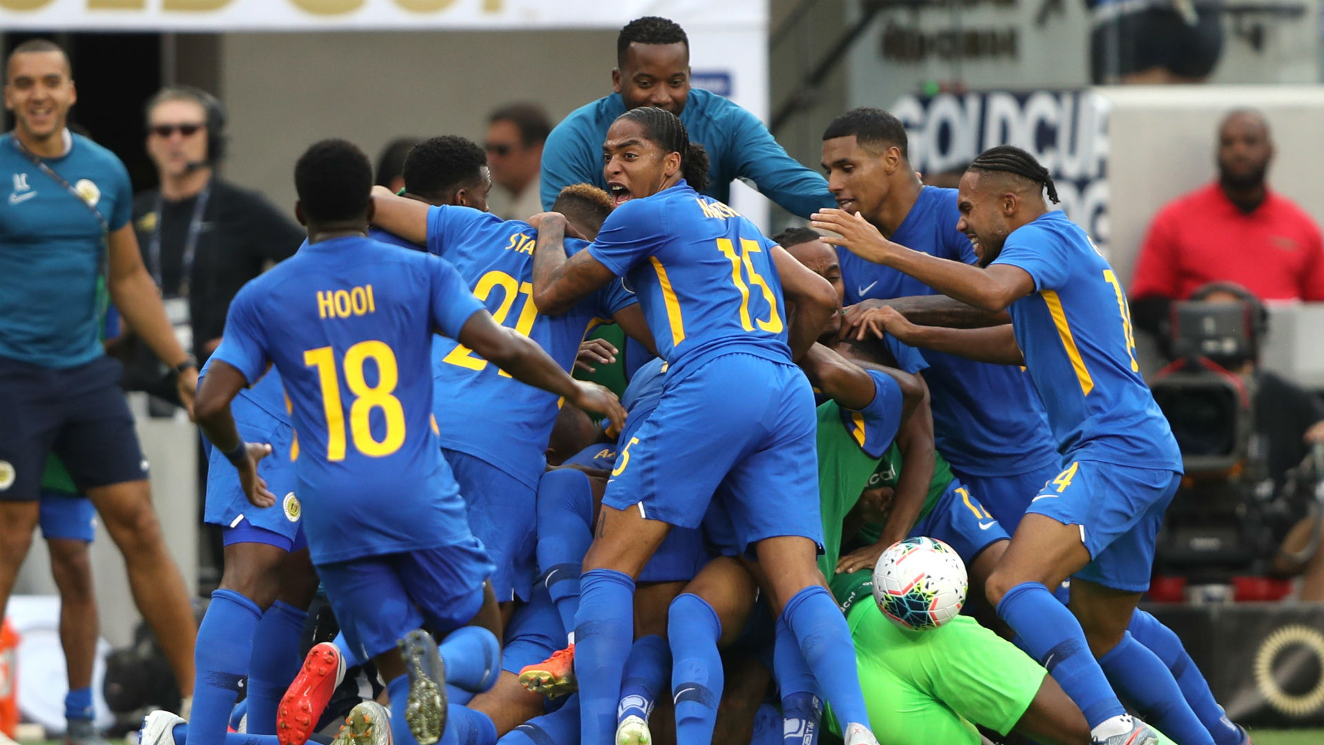 Curacao earn spot in Gold Cup knockout rounds for the