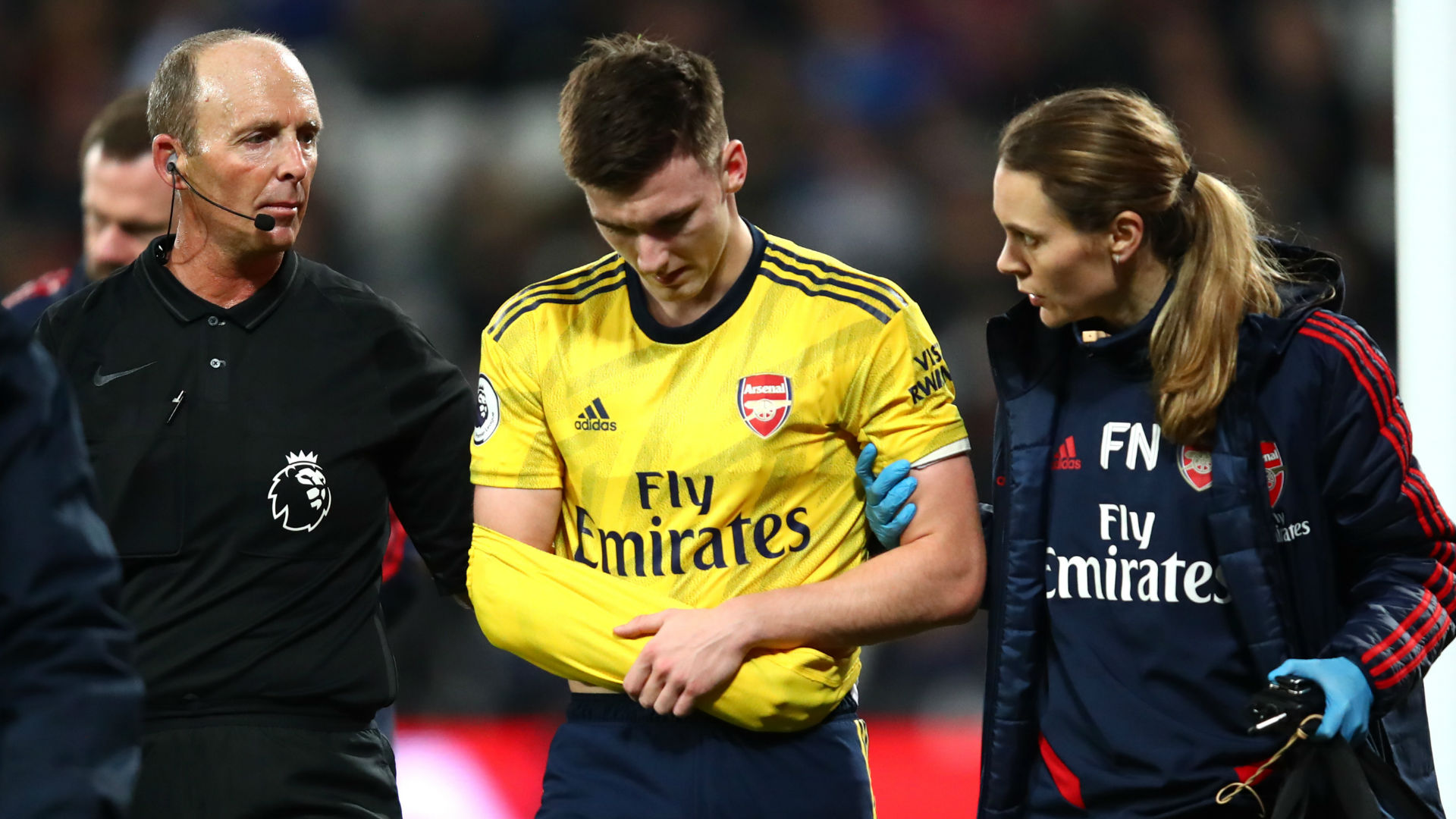 Tierney Arsenal injury