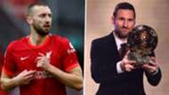 Nat Phillips Lionel Messi Liverpool Ballon d'Or GFX