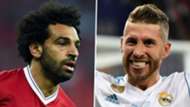 Mohamed Salah Sergio Ramos Liverpool Real Madrid 2017-18