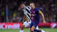 Andres Iniesta Rodrigo Betancur Barcelona Juventus Champions League 12092017