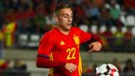 Gerard Deulofeu with Spain shirt
