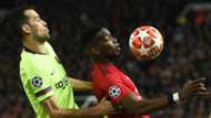Sergio Busquets Paul Pogba Manchester United Barcelona UCL 10042019