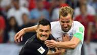 Dejan Lovren Harry Kane Croatia England 11072018