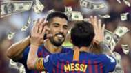 Luis Suarez Lionel Messi Barcelona 2018