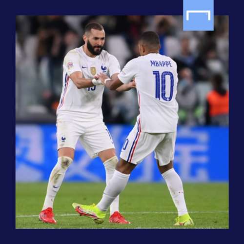 Kylian Mbappé Karim Benzema France GFX