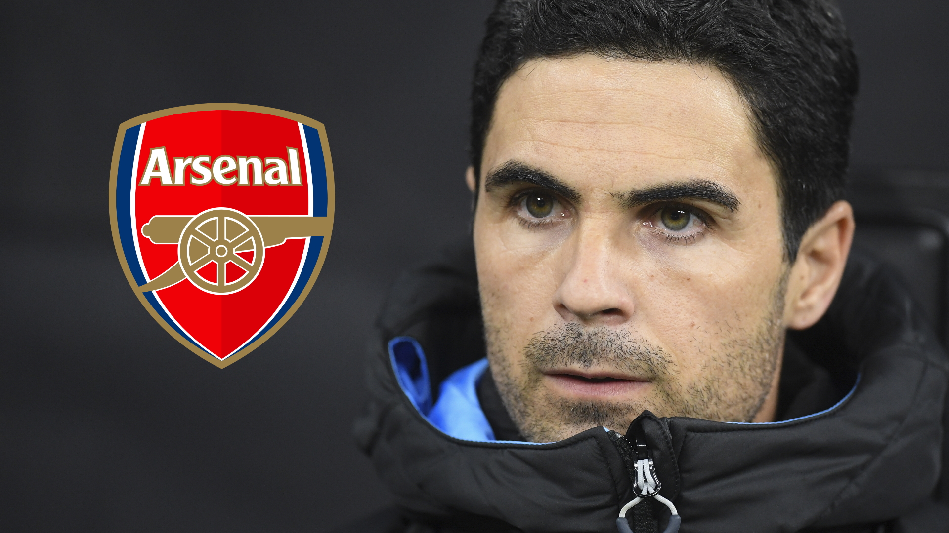 Mikel Arteta, Man City logo