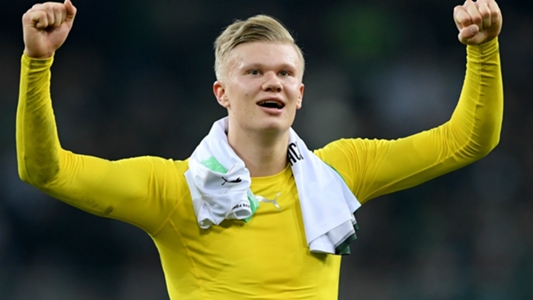 What is the Erling Haaland celebration? Meaning behind Borussia Dortmund star's goal salute ...