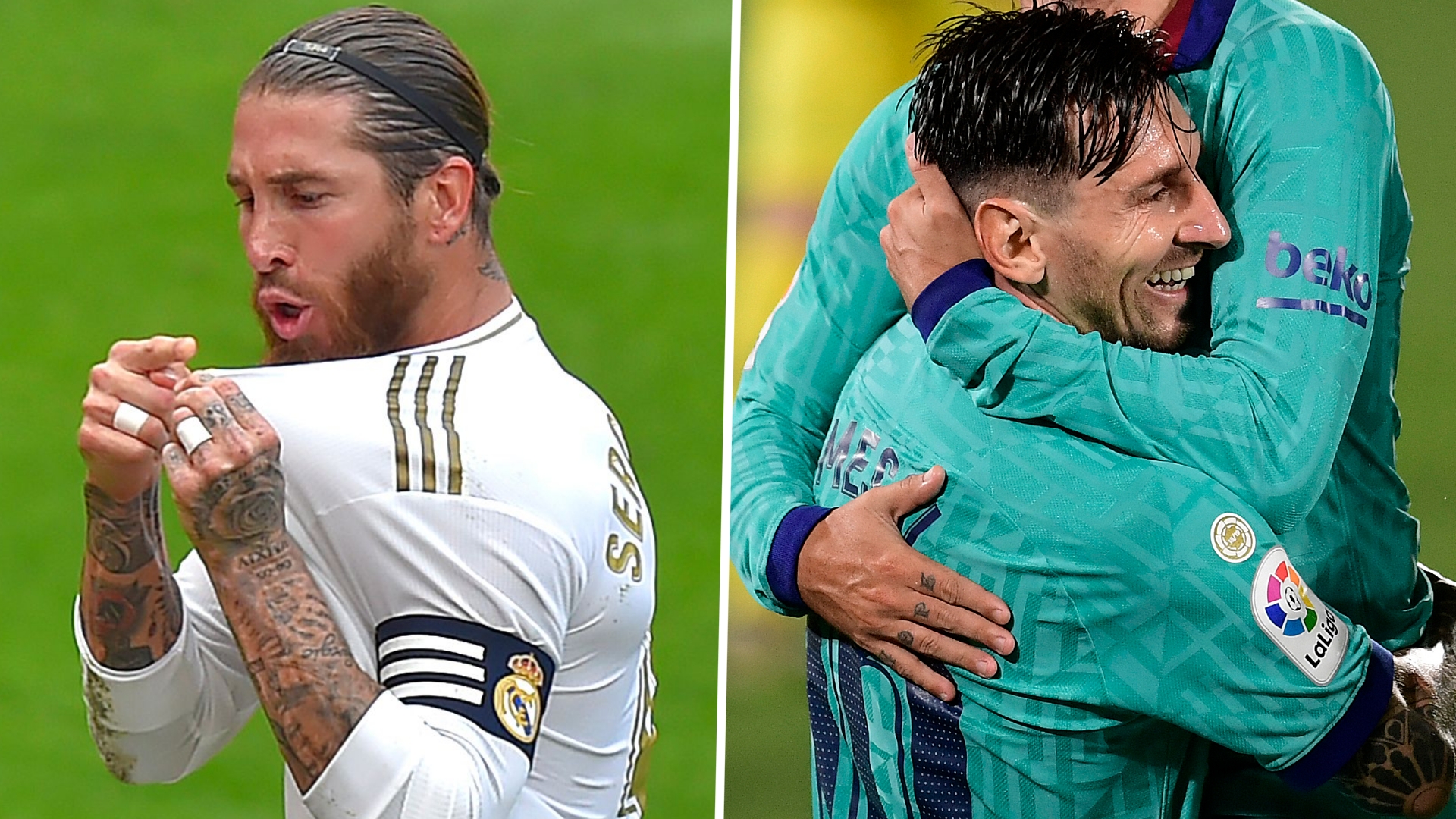 A tale of two captains Ramos and Messi continue to define La Liga