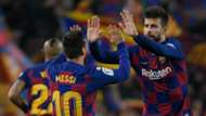 Lionel Messi Gerard Pique Barcelona Valladolid LaLiga 29102019