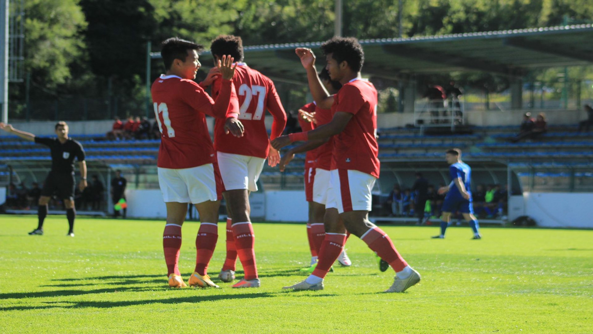 Elkan Baggott Debut Jack Brown Dua Gol Timnas Indonesia U 19 Bungkam Makedonia Utara Goal Com