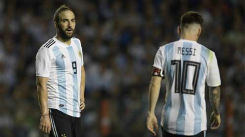 Gonzalo Higuaín Lionel Messi Argentina