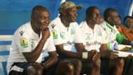 Gor Mahia technical bench Zedekiah Otieno and Willice Ochieng.
