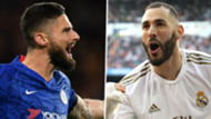 Olivier Giroud Karim Benzema 2019-20