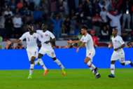 فرحة المعز علي بهدفه في اليابان