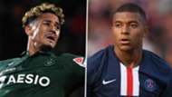 William Saliba, Kylian Mbappe