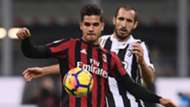 André Silva Giorgio Chiellini Milan Juventus