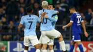 Manchester City celebrating Schalke 04 Manchester City Champions League