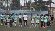Super Falcons train for Algeria in Lagos