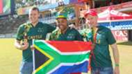 South Africans rally behind national teams